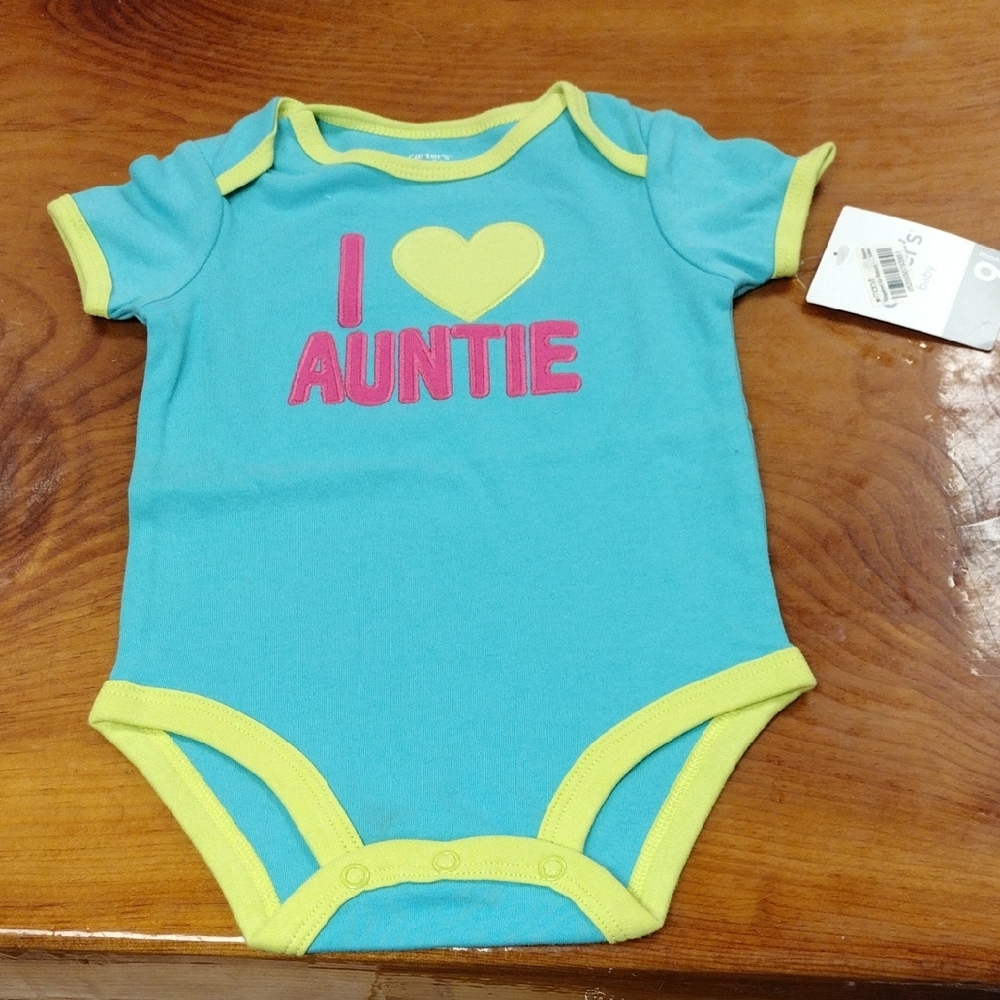 9 Months Carter's I Love Auntie Bodysuit